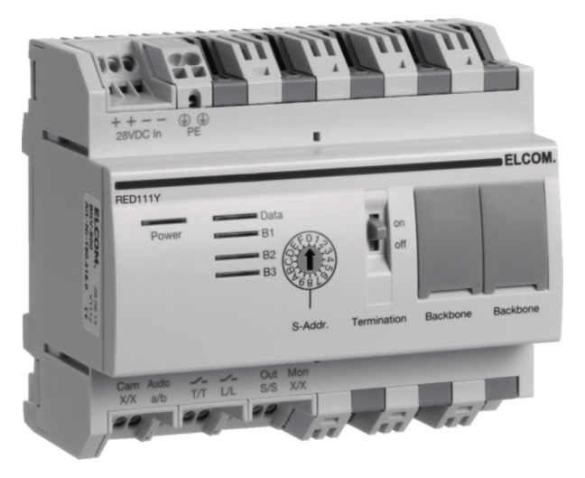 1St. Elcom RED111Y Strangkoppler REG 2Draht