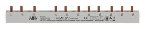 1St. ABB PS3/12FI Phasenschiene 3Ph., 12Pins, 10qmm, für FI 2CDL230002R1012