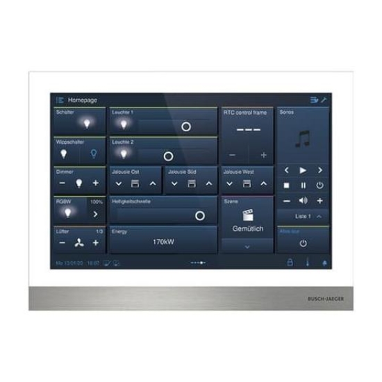 1St. Busch-Jaeger H8237-4W-03 IP touch 10 LAN / WLAN 2TMA130050W0058