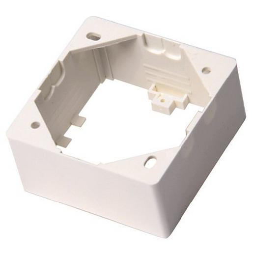 1St. Easylan CKVDAP90 Aufputzrahmen 80x80x42mm Weiss RAL 9010