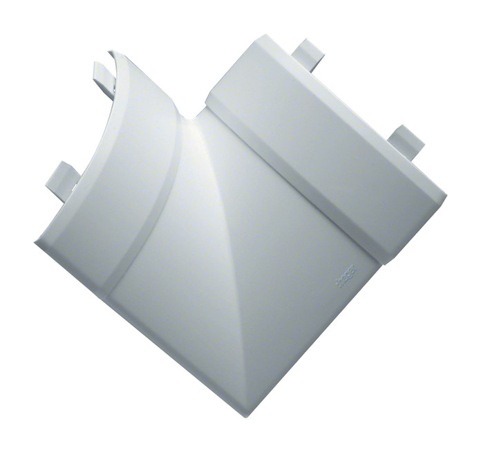 1St. Hager EK4004059016 Flachwinkel schnittkaschierend zu Eckkanal EK 40x40mm verkehrsweiß