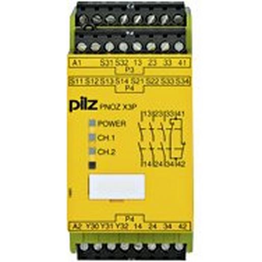 1St. PILZ 777310 PNOZ X3P 24VDC 24VAC 3n/o 1n/c 1so,Inhal