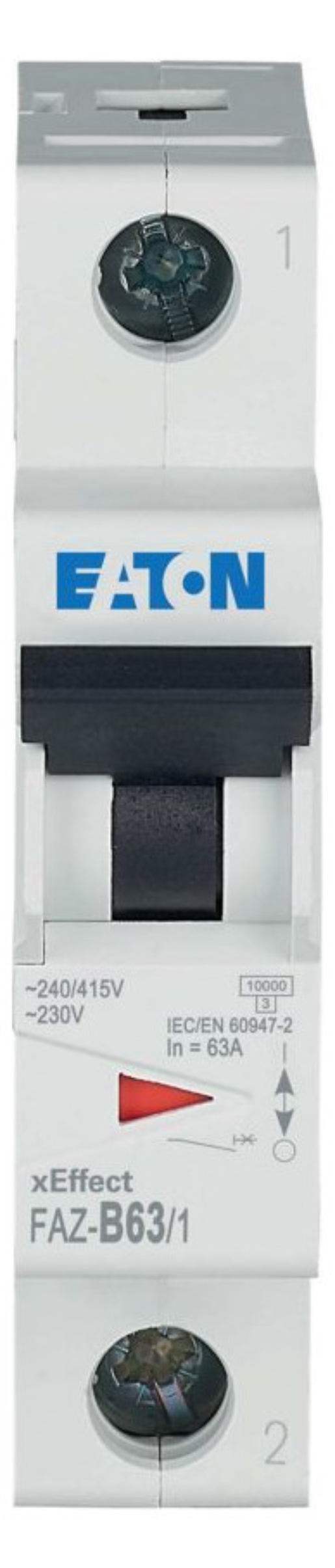1St. Eaton FAZ-B63/1 Leitungsschutzschalter, 63 A, 1p