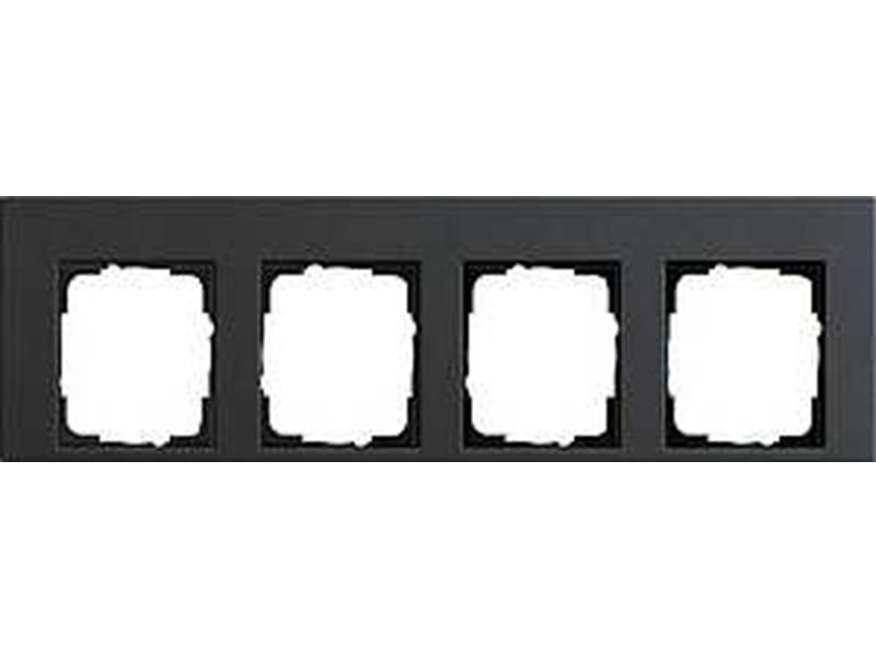 1St. Gira 0214226 Rahmen 4fach Esprit Linoleum-Multiplex Anthrazit