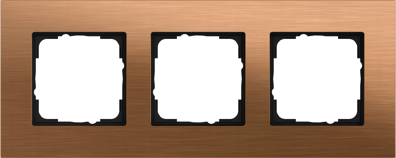 1St. Gira 021338 Abdeckrahmen 3f Gira Esprit Bronze