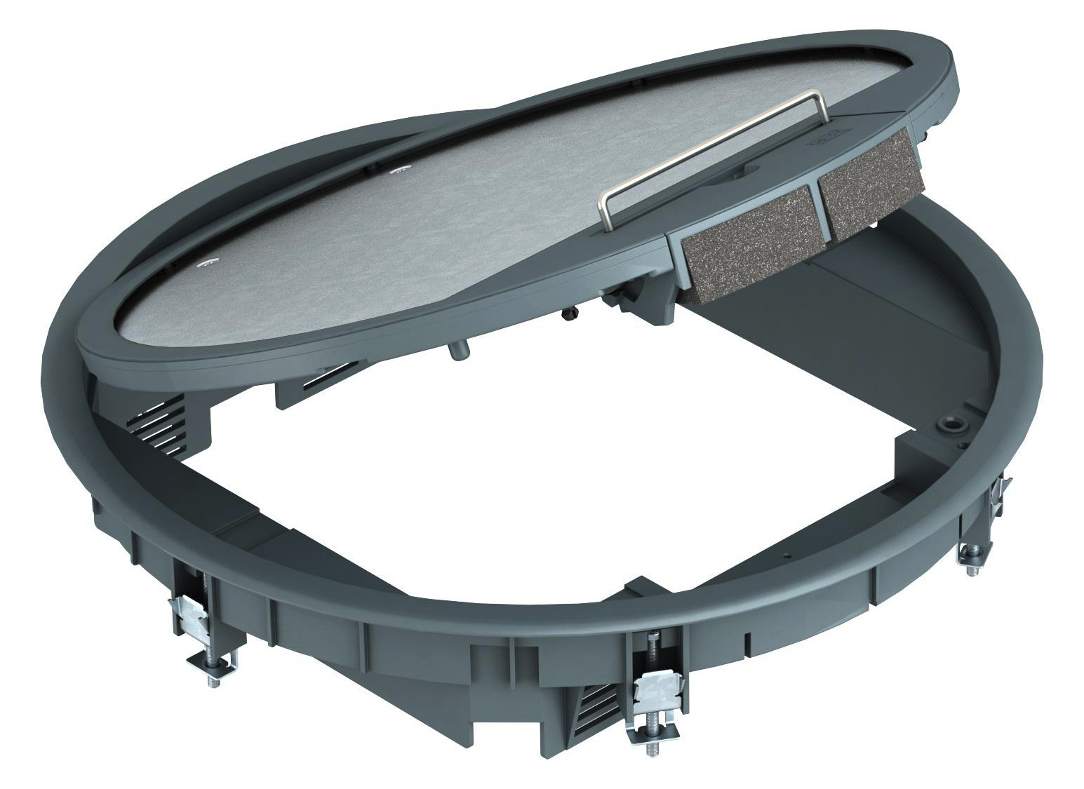 1St. OBO Bettermann GESR9 SR U 7011 Geräteeinsatz für Universalmontage