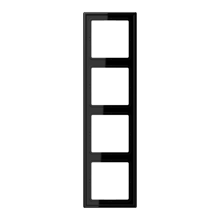 1St. Jung LS984SW Rahmen 4fach für waagerechte und senkrechte Kombination LS 984 SW