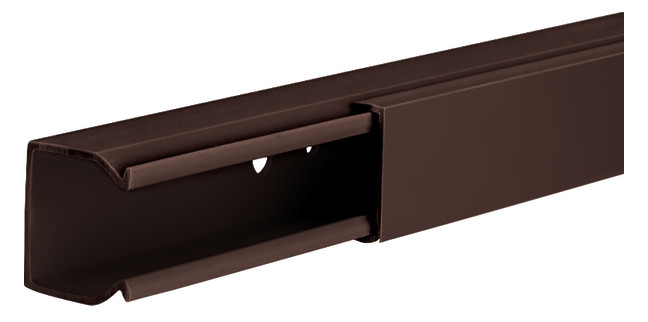 2m Hager LF2502508014 LF-Kanal aus PVC LF 25x25mm Braun