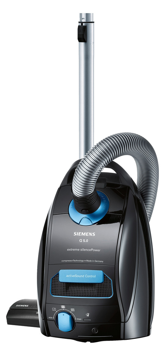 1St. Siemens VSQ5X1230 Bodenstaubsauger 850 W HEPA Q5.0 schwarz