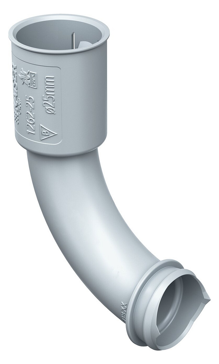 100St. Kaiser 1262-25, Betonbau, B2 Rohrkupplung 90° für Ø 25 mm-Rohre