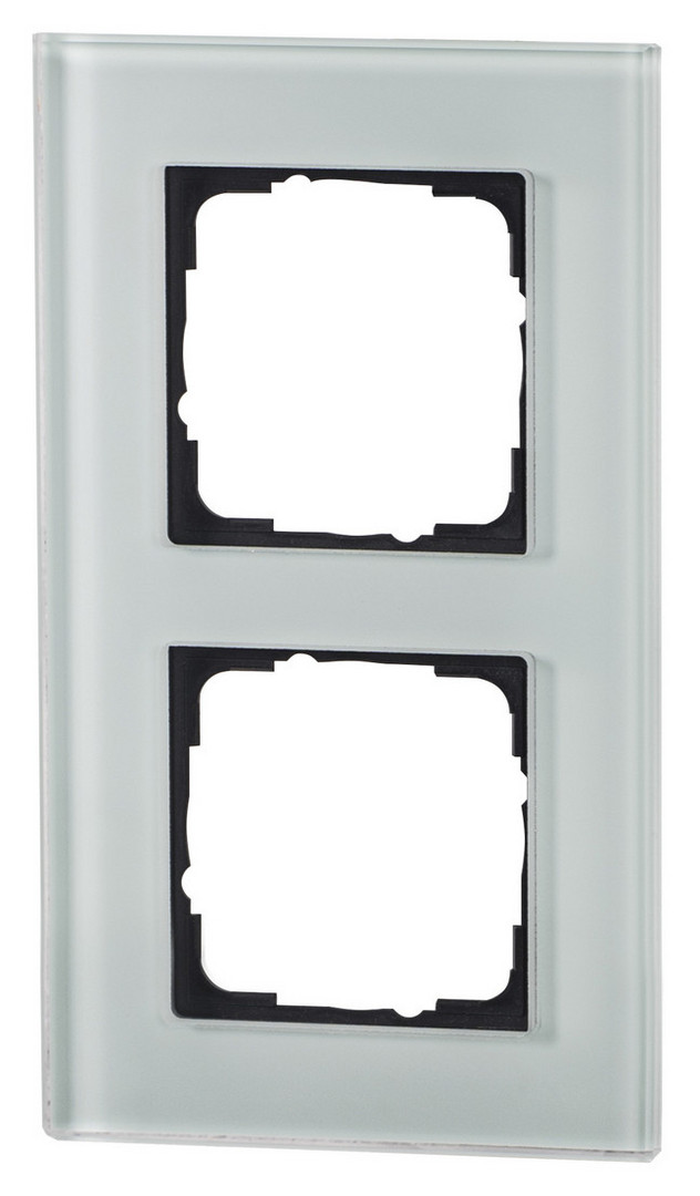 1St. Halmburger 3547 GB-552 (mi Design Glasrahmen 2-fach mint Einsätze 55x55 mm Echtglas