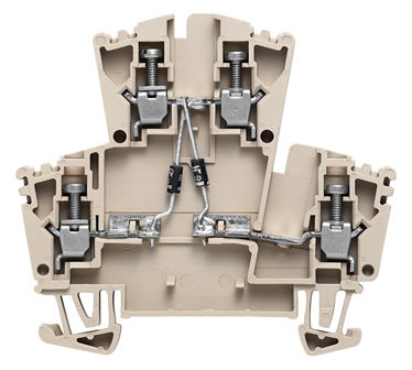 100St. Weidmüller WDK 2.5 2D Bauelement- reihenklemme 2,5qmm 8014670000