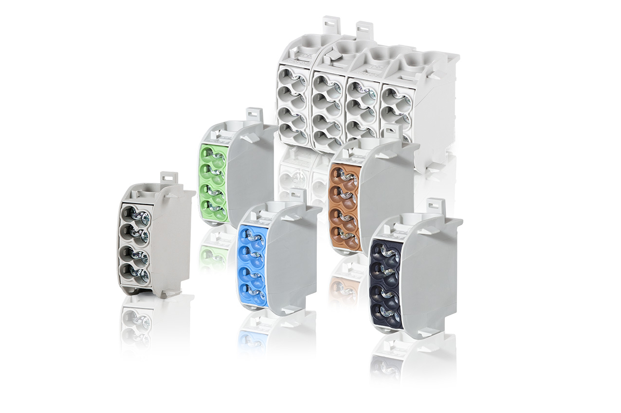 1St. F-Tronic HLAK5p25ALgnbrswgrbl Hauptleitungsabzweigklemme, 25mm²,5polig, CU/AL,gnbrswgrbl, HLAK5p25ALUgnbrswgrbl 7730022