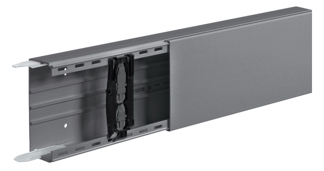 2m Hager LF6015007030 LF-Kanal aus PVC LF 60x150mm steingrau