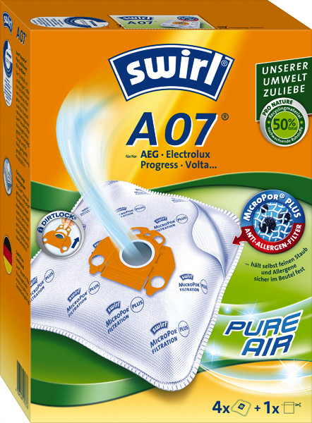 1St. Melitta VE Staubfilter-Beutel A 07 1VE=3Satz a4 Tüten)MP Plus AirSpace