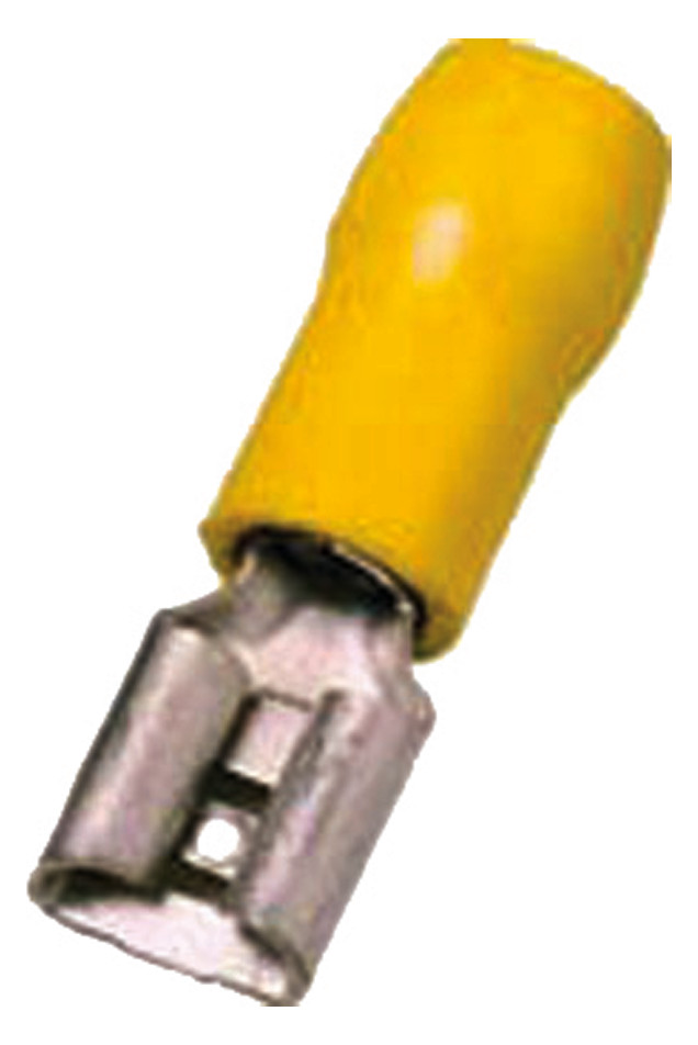 100St. INTERCABLE ICIQ668FH Isolierte Flachsteckhülse 4-6qmm 6,3 x 0