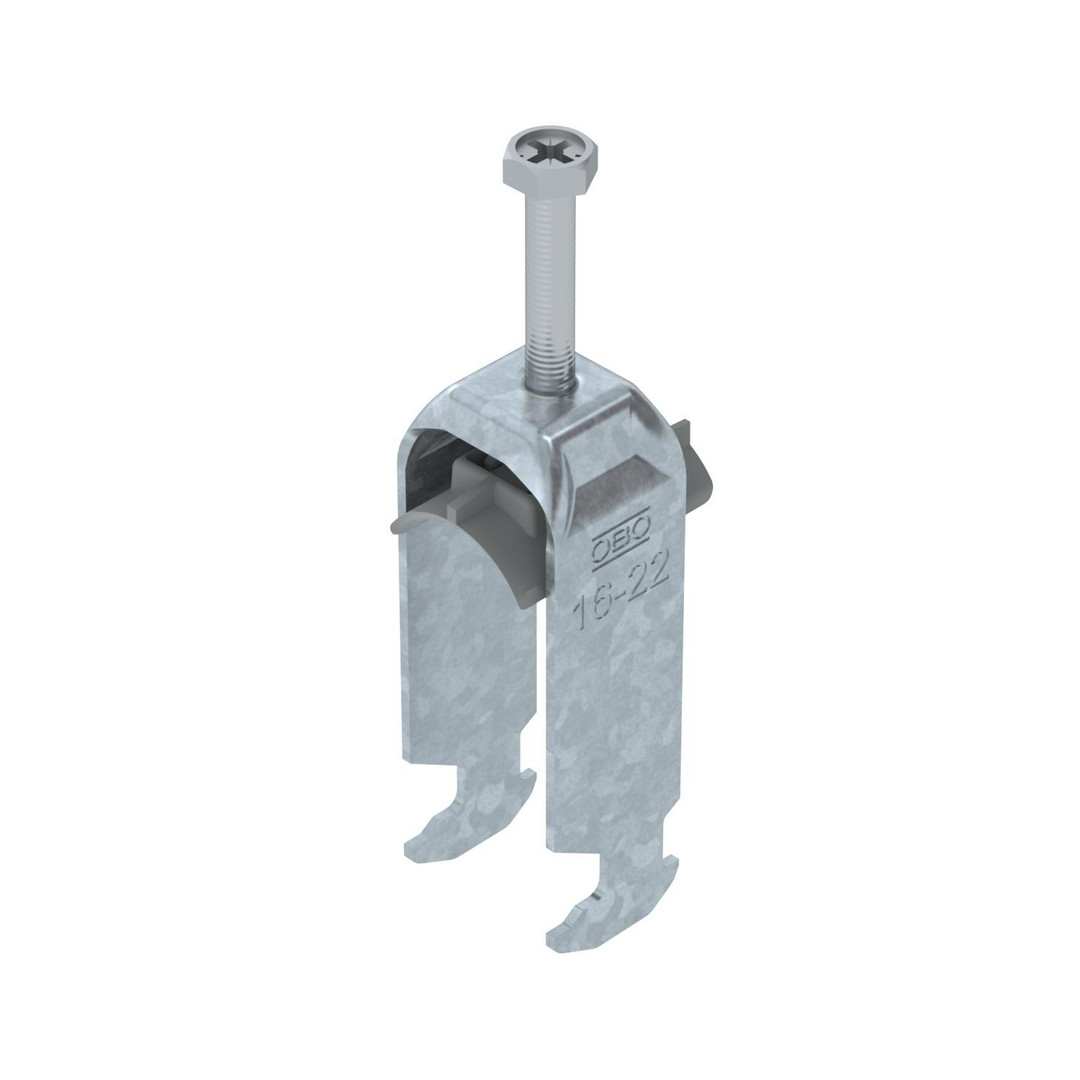 50St. OBO BS-H2-K-22 FT Bügelschelle 2056 2f 16-22mm tauchfeuerverzinkt 1186217