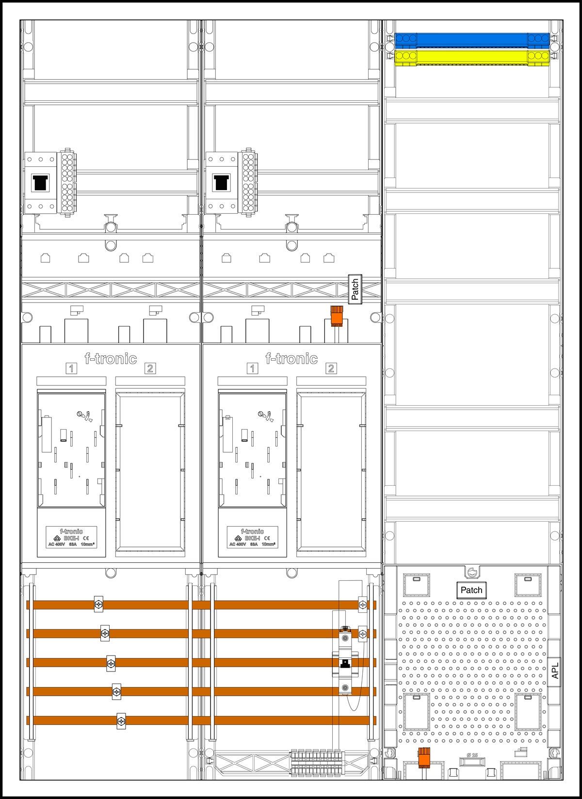 1St. F-Tronic EHZ732APZODSHPB6 EHZ732APZODSHPB6, 2 ZP, 2 R, 1 VAPZ inkl. APL,2 HSP, SPVGB6, 2 PPV, 1 PL150 7195640