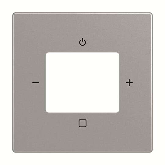 1St. Busch-Jaeger 8252-866-101 Zentralscheibe Edelstahl für Busch-Radio DAB+ 2CKA008200A0263