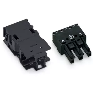 25St. Wago 770-203/035-000 Buchse mit Zugentlastungsgehäuse 3-polig