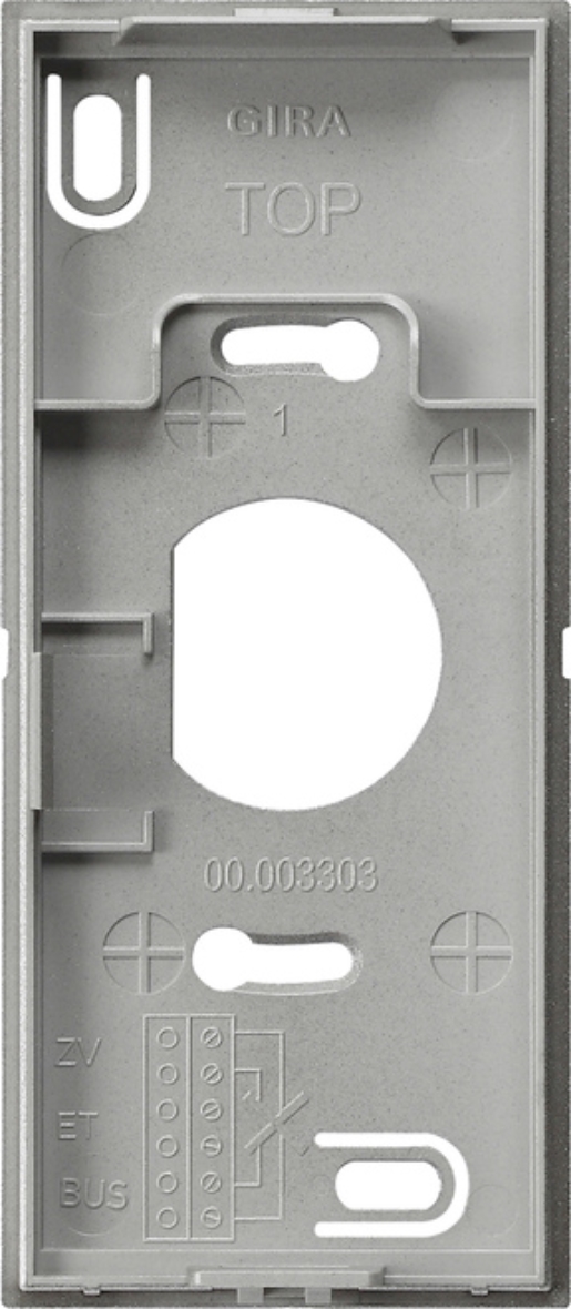 1St. Gira 851026 Montagepl. Wohnungsstation Video AP System 55 F Alu
