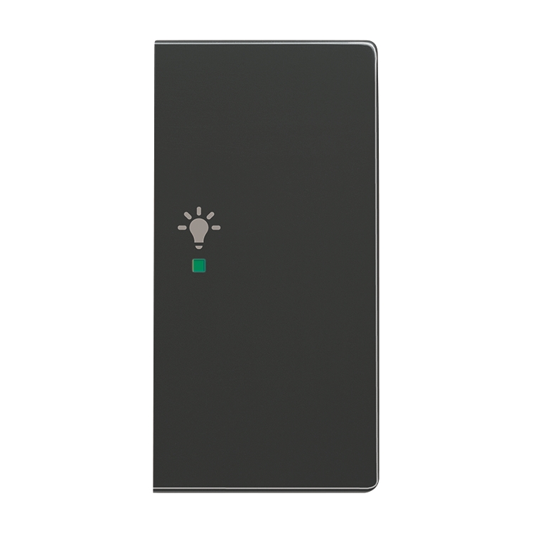 1St. Busch-Jaeger 6231-22-81 Wippe, 2-fach rechts, mit Symbol Licht Busch-free@home anthrazit