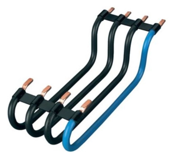 3St. Eaton RVS-3PHAS+N/125 215620 Verdrahtungsbrücke starr 3p+N 125mm