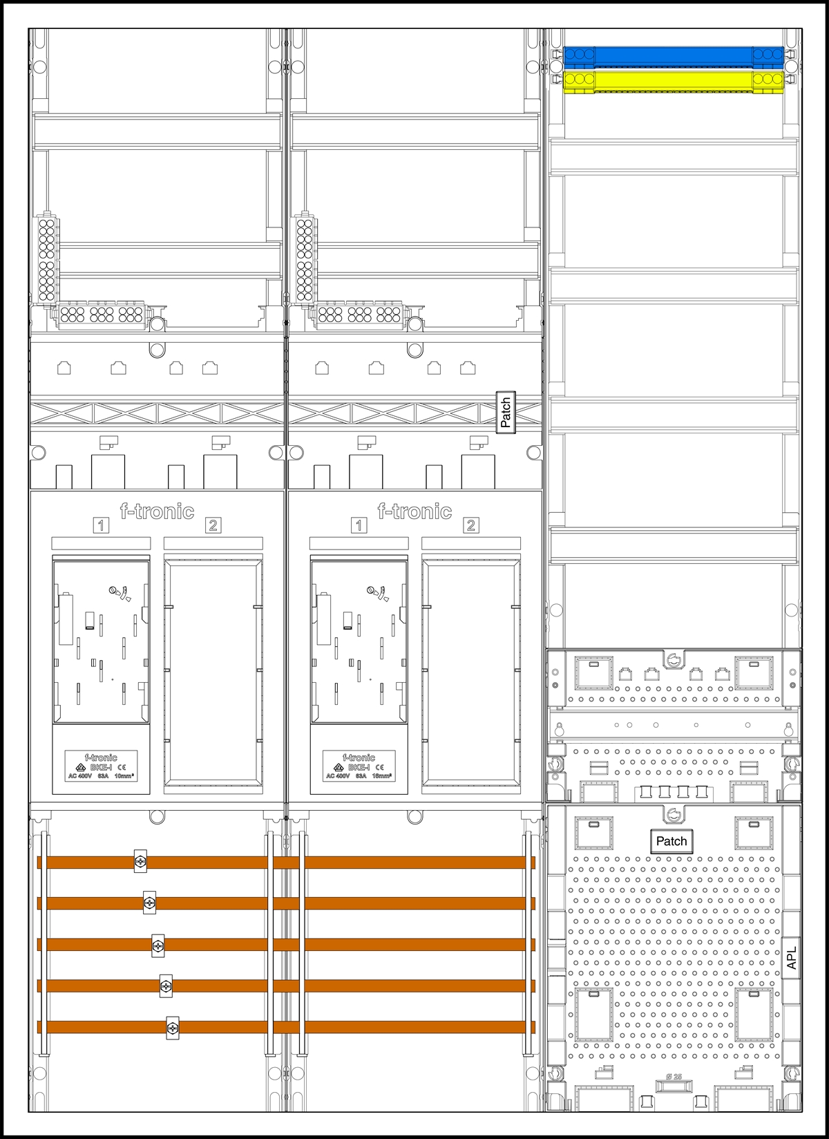 1St. F-Tronic EHZ732APZRFZODS EHZ732APZRFZODS, 2 ZP, 2 R, 1 VAPZRFZ inkl. APL, 2 PPV, 1 PL150 7195513