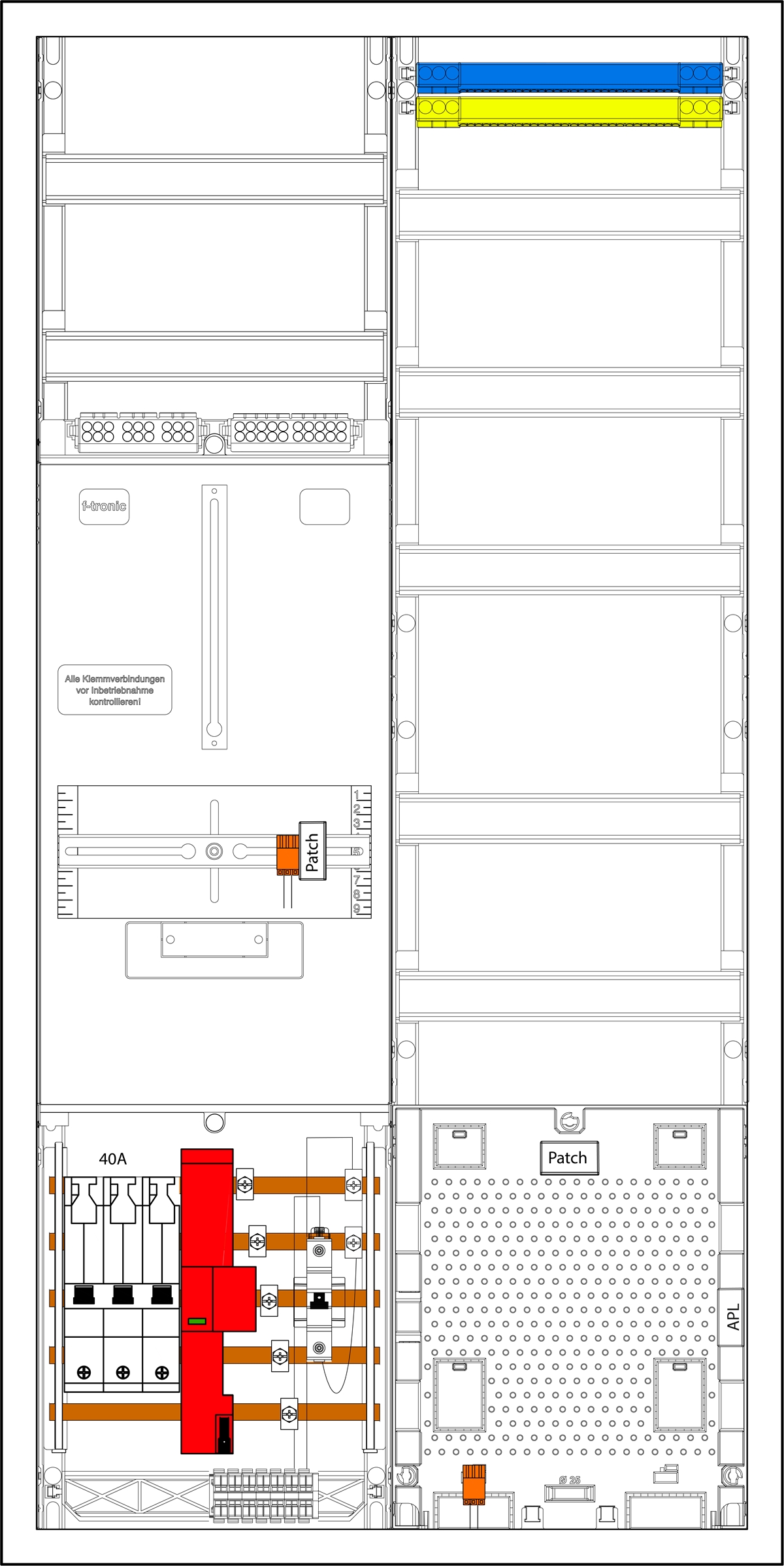 1St. F-Tronic 3HZ721APZ40B10ÜS 3HZ721APZ40B10ÜS, 1 ZP, 1 VAPZ inkl. APL, SLS 40A, ÜSS, SPVGB10, 2 PPV, 1 PL100 7190112