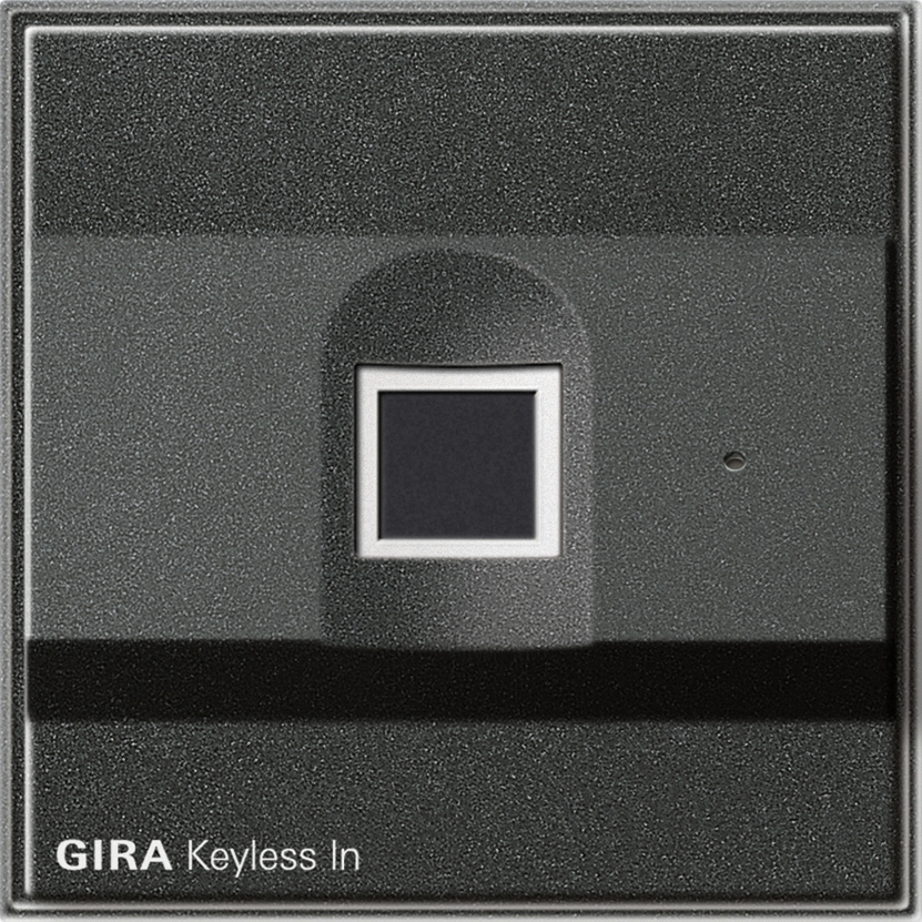 1St. Gira 261767 Gira Keyless In Fingerprint-Leseeinheit Gira TX_44 Anthrazit