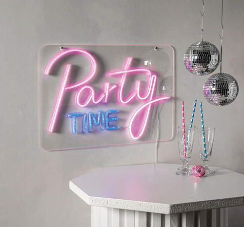 1St. STAR TRADING 581-41 581-41 LED Deko Wala Party Time Transp. 1St. STAR TRADING 581-41 581-41 LED Deko Wala Party Time Transp.