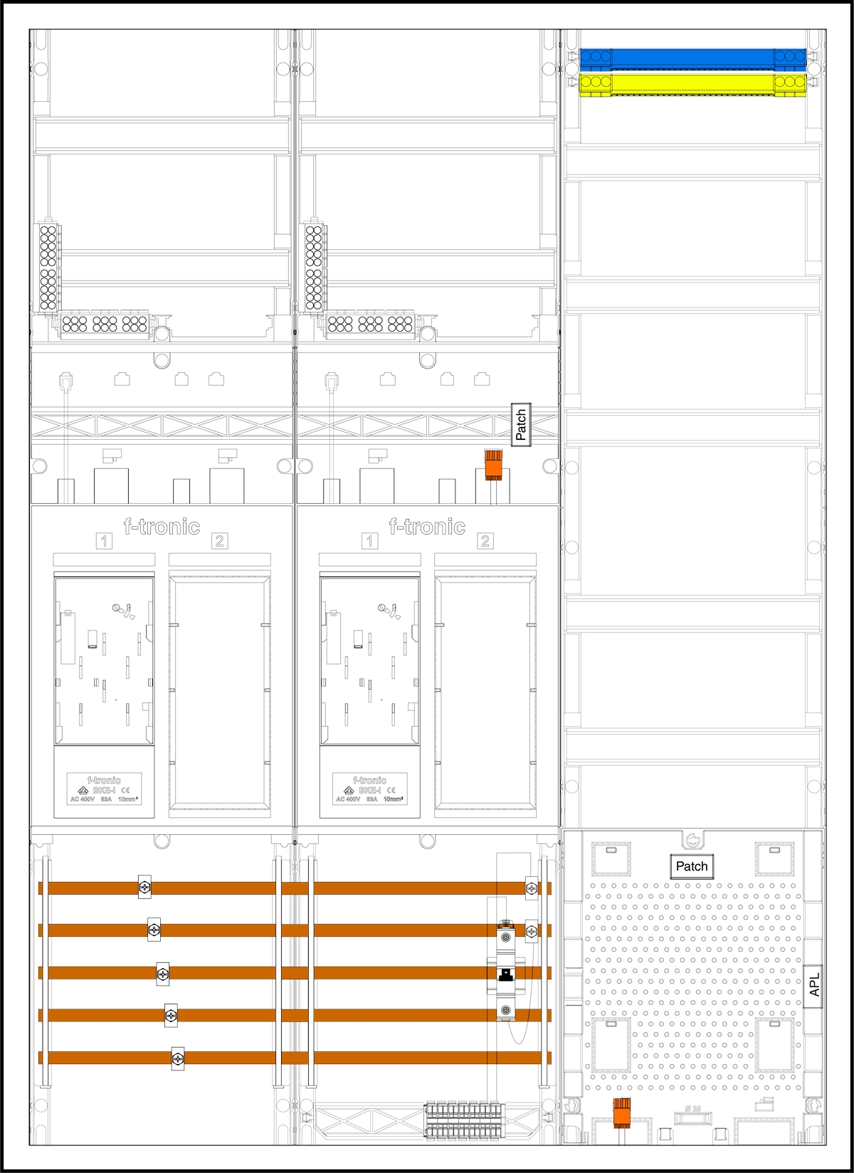 1St. F-Tronic EHZ732APZB6 EHZ732APZB6, 2 ZP, 2 DS, 2 R, 1 VAPZ inkl. APL,SPVGB6, 2 PPV, 1 PL150 7195591