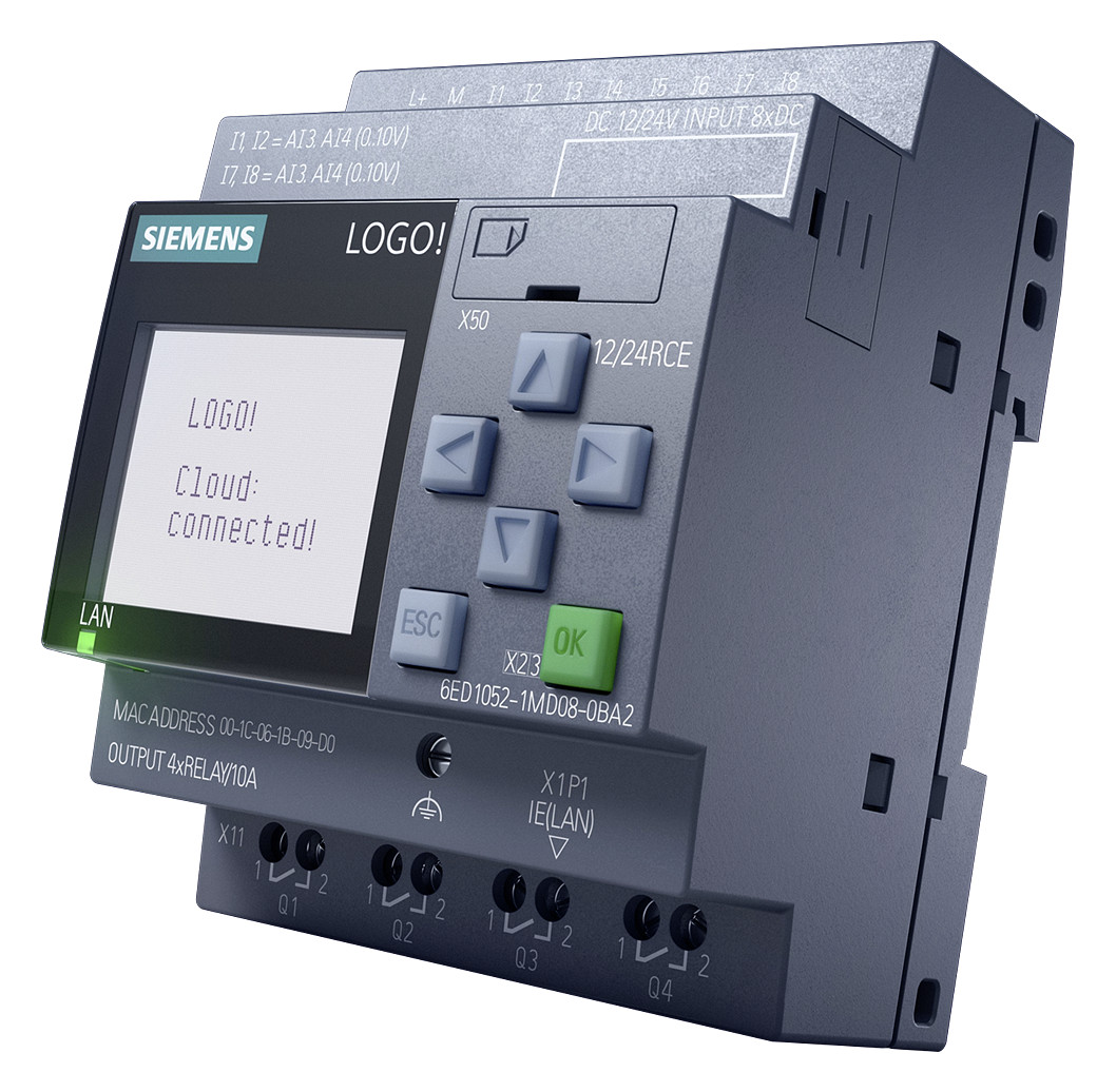 1St. Siemens 6ED1052-1MD08-0BA2 LOGO! 12/24RCE