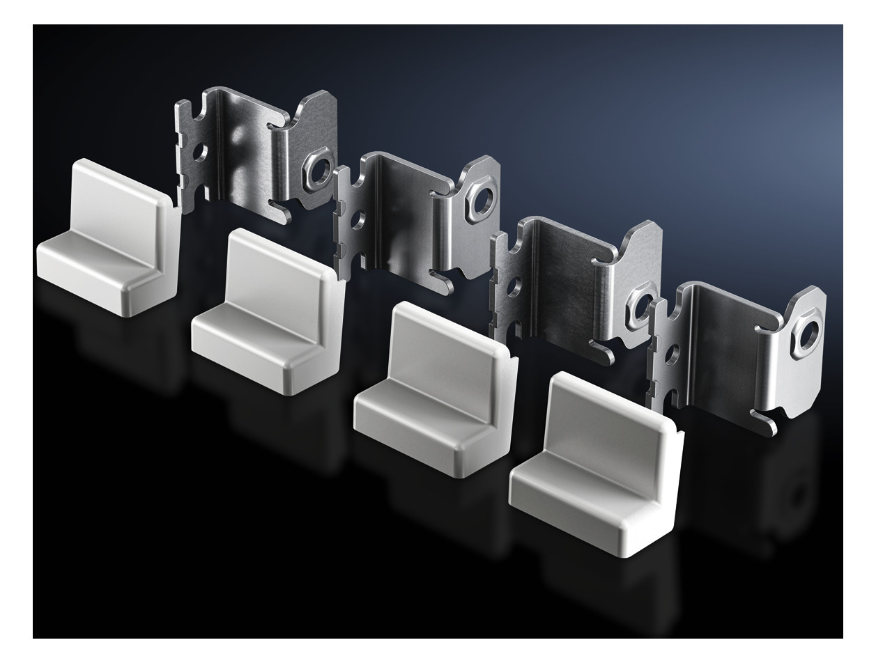 1St. Rittal AX 2503.020 Wandbefestigungshalter, für AX-, KX Stah