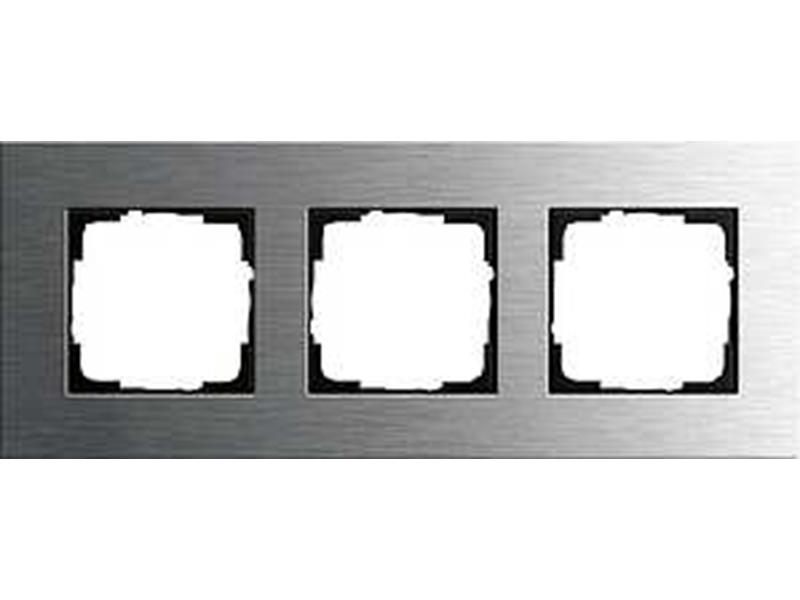 1St. Gira 0213219 Rahmen 3fach Esprit Edelstahl