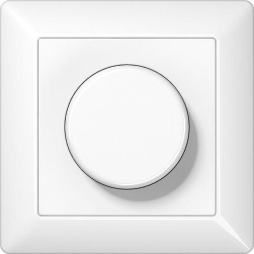 1St. Jung AS5544.03VWW Drehdimmer LED Dreh-Ausschalter volle Platte AS 5544.03 V WW