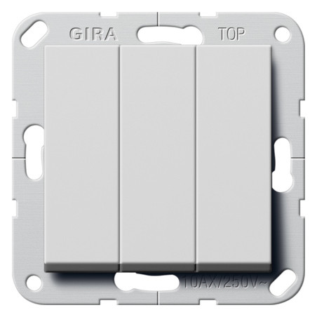 1St. Gira 2830015 Wippschalter BS 3f Aus System 55 Grau m