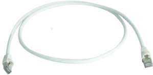 0,5m Telegärtner L00000A0130 MP8 FS500 Patchkabel Cat.6A ISO LSZH Weiss 0,5m