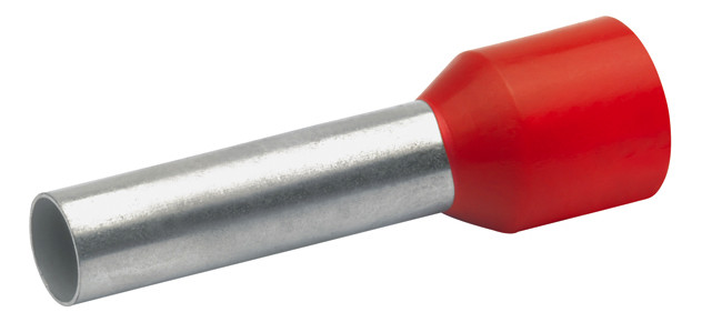 100St. Klauke 47618 Aderendhülsen DIN 46228 Teil 4 isoliert 10qmm 18mm lang Cu galvanisch verzinnt 476/18, rot
