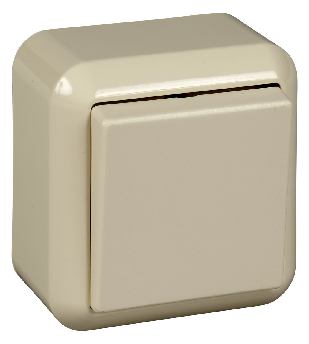 1St. Elso 381600 Universal-Schalter 10A CONTURA Steckklemme perlweiß