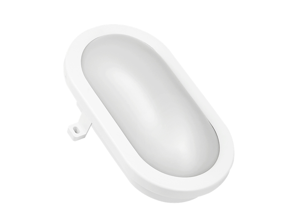 1St. LED line LITE 245497 BULKHEAD 4000K 12W 840lm oval IP54 SMD5730 Weiss LITE