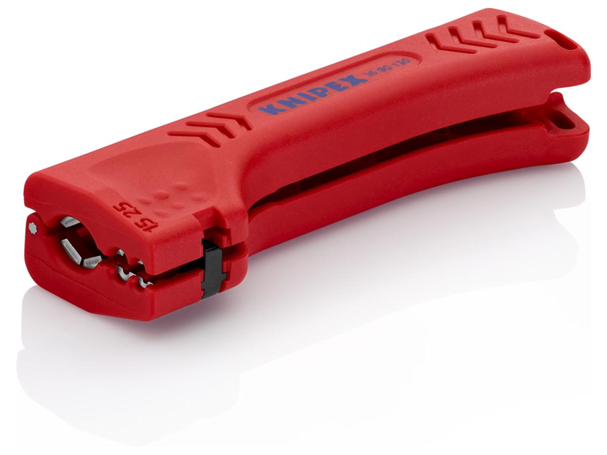 1St. Knipex 16 90 130 SB Universal-Abmantmantelungswerkzeug für Gebäude- und Industriekabel für Rundkabel von d= 8 - 13 mm 130 mm
