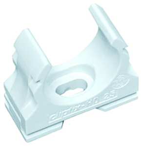 50St. Fränkische Kunststoff Klemmschelle clipfix-UV M20 Weiss 22572020 CLIPFIXUV20weiß