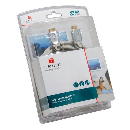 1St. HOPF HDMI 5,0m Hochgeschwindigkeits-HDMI-Kabel mit Ethernet