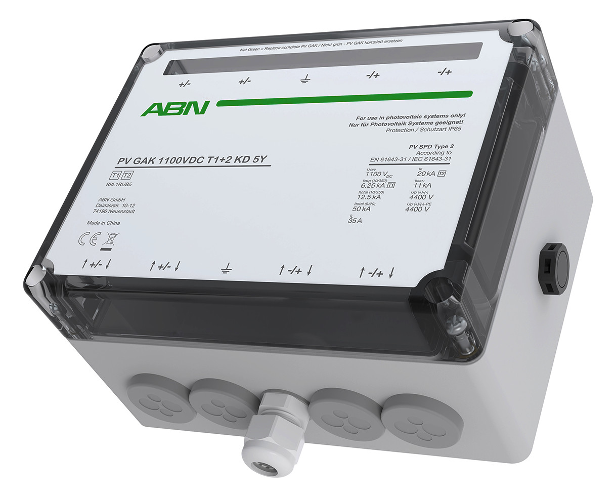1St. ABN R9L1RUB5 PV GAK 1100VDC T1+2 KD 5Y