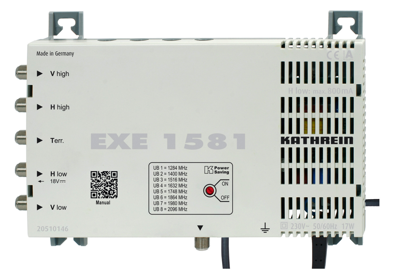 1St. Kathrein EXE 1581 Einkabel-Mu EXE 1581 Einkabel-Multischalter 5 auf 1x