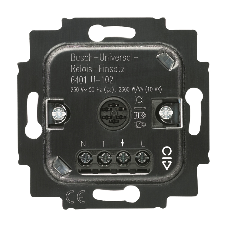 1St. Busch-Jaeger 6401 U-102 Busch-Universal-Relais-Einsatz