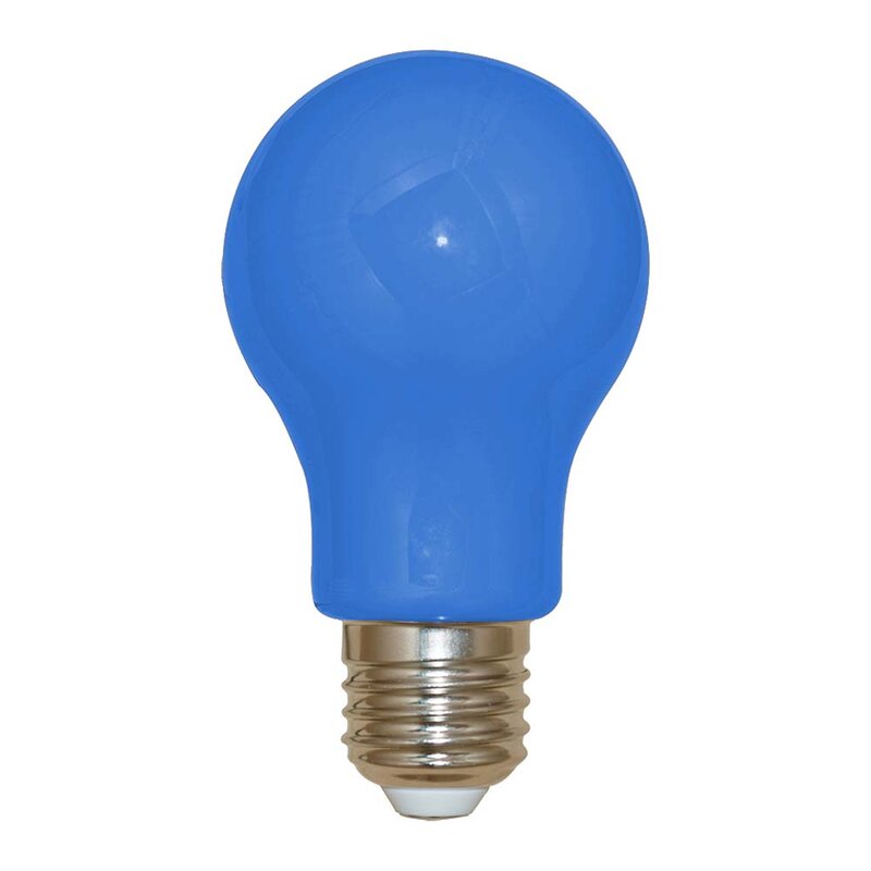 1St. LEDmaxx A27BL36 LED-Lampe in Glühlampenform 3W blau 30lm Partybeleuchtung Illulichterkette