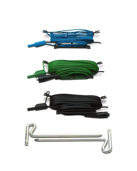 1St. BENNING Erdungsset zum IT120 044113 2 Erdspiesse + 3 Prüfleitungen