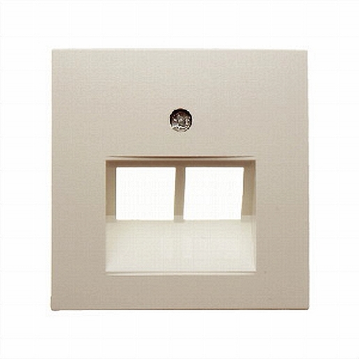 1St. Berker 14098982 Zentralstück für UAE Steckdose 2fach S.1 cremeweiß glänzend